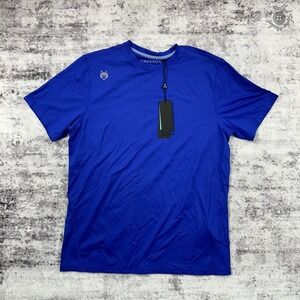 NWT Greyson Shirt Mens Small Mojave Blue Short Sleeve Performance Golf Tee